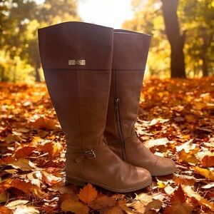 COACH Tall Leather Riding Boots